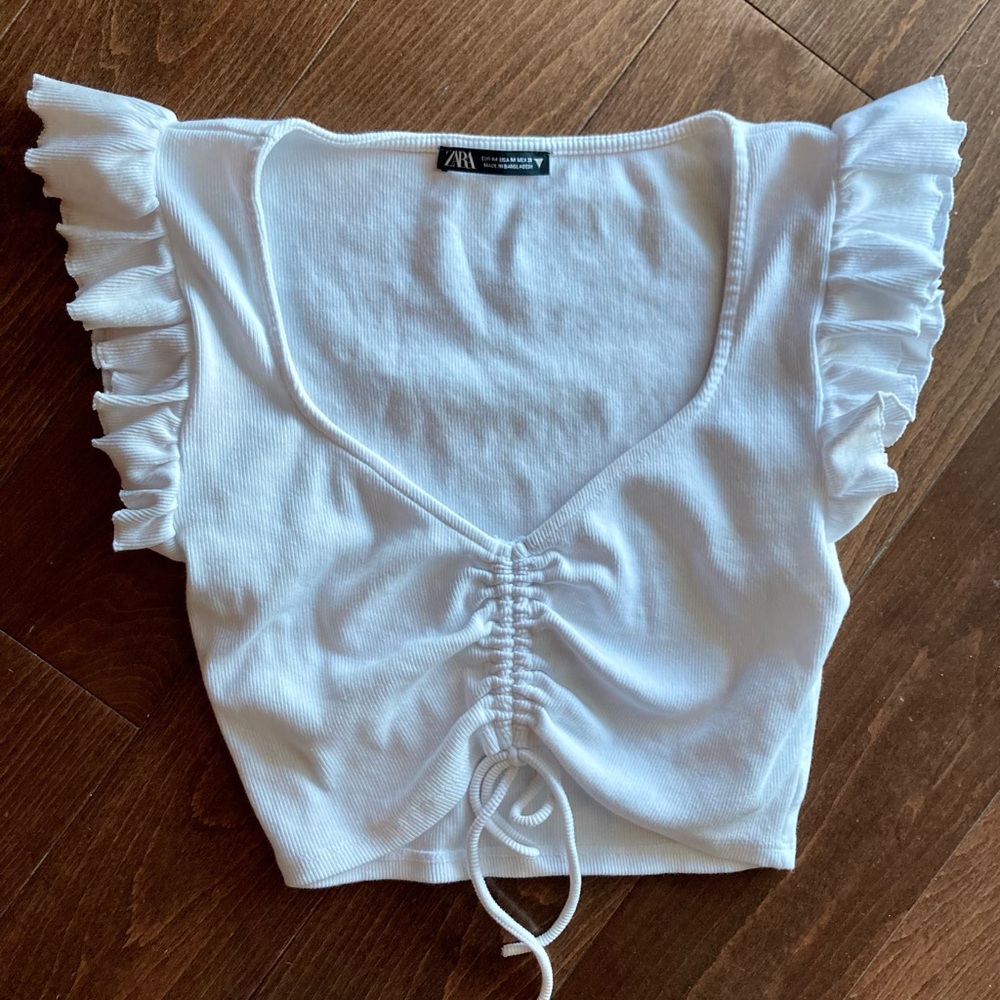 zara crop top